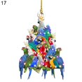 thumbnail image 2 of Hanging Pendant Christmas Series Pattern Weather Resistant Wood Door Decorating Sign Kids Gift, 2 of 9