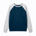 thumbnail image 5 of Horkkom Sweatshirts for Women Crewneck Raglan Long Sleeve Lightweight Shirts Trendy Casual Pullover Tops XXL, 5 of 7