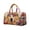 B, variant on Vintage Quilted Duffle Bag for Women - 18" Large Weekender Tote with 3D Dog Print, Soft Padded Overnight Travel Bag, Cute Canine Pattern Gym & Carry-on Bag for Dog Lovers(F, 16''*8''*8'')