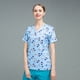 thumbnail image 2 of Ropa quirúrgica estampada, traje dividido de manga corta, ropa de mano para cepillo de médico, ropa de trabajo de verano de algodón fino para quirófano quirúrgico, 2 of 5