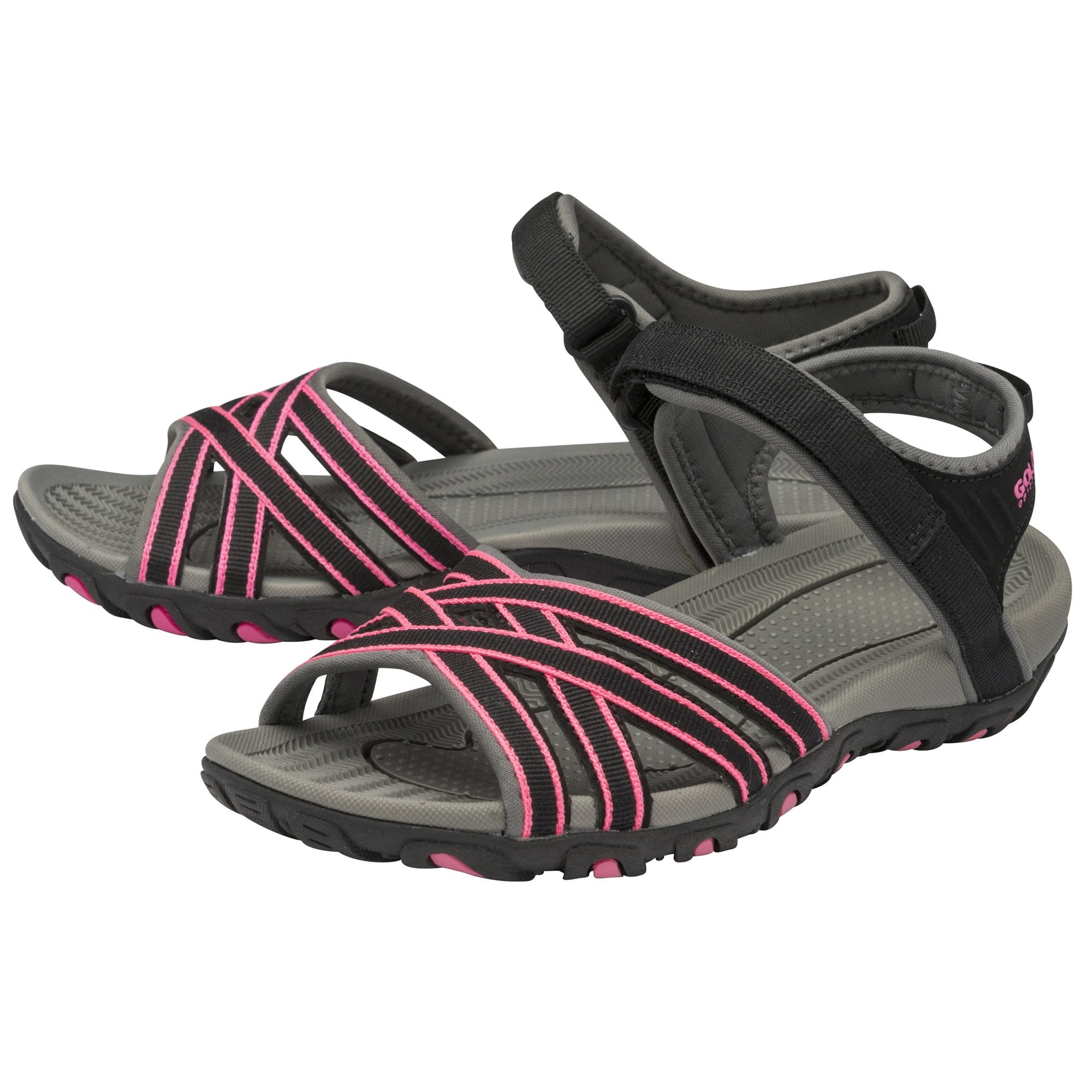 pink walking sandals