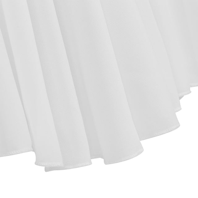 Aislor Robe de Danse Ballet Dos Croisé Solide pour Filles Enfants Costume de Danse Lyrique Moderne Blanc TG