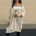 thumbnail image 5 of ZHYou Oversized Knit Cardigans for Women Thick Long Sleeve Loose Long Sweaters with Pockets, 5 of 6