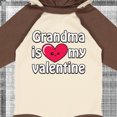 thumbnail image 4 of Inktastic Grandma is My Valentine Boys or Girls Long Sleeve Baby Bodysuit, 4 of 5