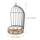 thumbnail image 2 of Iron Metal Bird Cage Decoration Hanging Flower Holder Desktop Adornment, 2 of 4