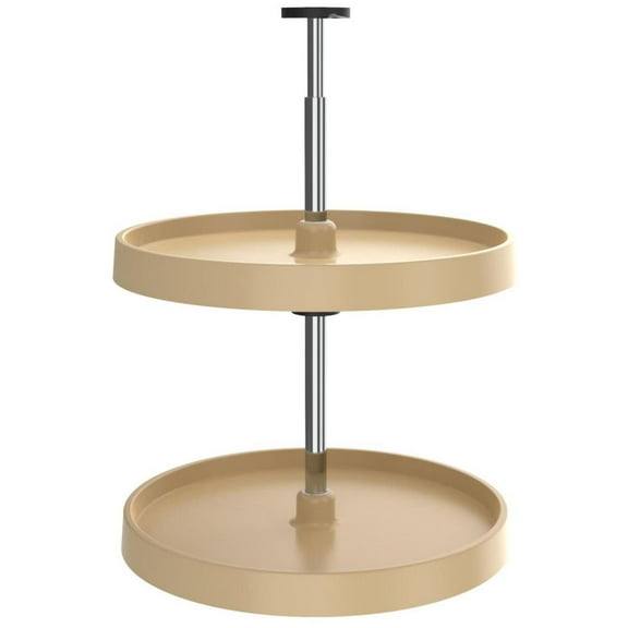 Rev-A-Shelf 18" Almond Value Line Full Circle Lazy Susan 2-Shelf Set