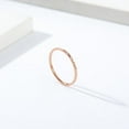 thumbnail image 3 of PAMTIER Men's Stainless Steel Thin 1.2mm Classic Simple Domed Rhombus Multi Faceted Stackable Pinky Ring Eternity Promise Wedding Band Rose Gold Size 6, 3 of 5