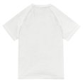 thumbnail image 6 of FORMRS Boys Rash Guard with Short Sleeves UPF 50+ Swim Shirts Sizes 3-12T, Purple and White Pattern, 6 of 6