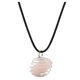 thumbnail image 2 of Collar redondo de cuentas de piedra de cristal Collar en espiral de la jaula Colgantes Joyería Collares de piedras preciosas y colgantes, 2 of 5