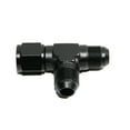 thumbnail image 4 of BLACK Flare T Fitting Adapter 3-Way AN8 8-AN Female to 2X AN8 8-AN Male BLACK Flare T Fitting Adapter 3-Way AN8 8-AN Female to 2X AN8 8-AN Male, 4 of 7