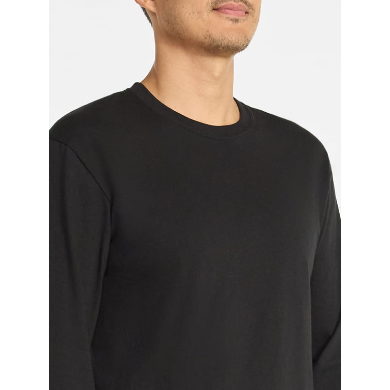 Athletic Works Men's Cotton Long-Sleeve Tee photo 4