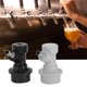 thumbnail image 5 of Juego de tapas de carbonatación, 2 tapas de carbonatación de acero inoxidable con conector de bloqueo de bola de púas de 2 piezas para elaboración de cerveza, 5 of 9