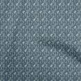 thumbnail image 1 of oneOone Silk Tabby Grayish Blue Fabric Floral Craft Projects Decor Fabric Printed By The Yard 42 Inch Wide, 1 of 5