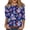 2# Dark Purple, variant on Halloween Costumes Women 3/4 Sleeve Tops Halloween Decorations Crewneck Pumpkin Print Casual Loose Fit T Shirts Hot Pink M
