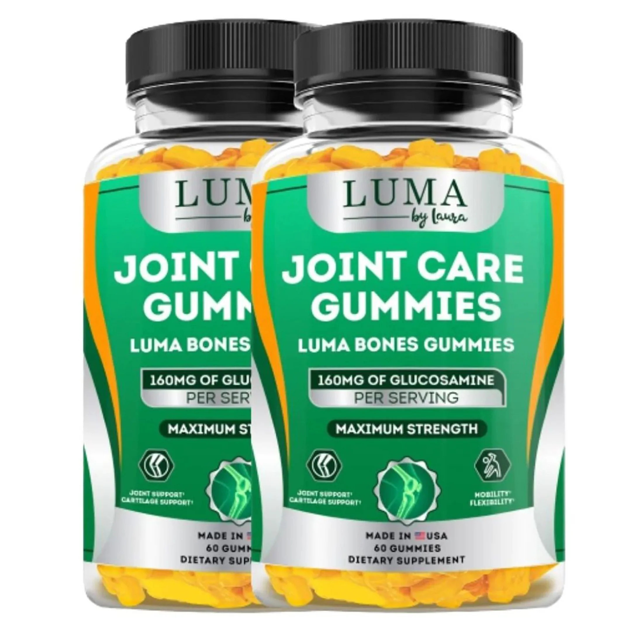 Luma Joint Care Glucosamine Gummies 60 Ct