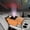 Starry Sky Armrest Pad Vibrant Orange, variant on Starry Sky Car Armrest Box, Type-C port with lighting, thickened memory foam and storage pockets. Multifunctional console protector, practical car accessory and nice gift.