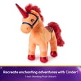 thumbnail image 3 of Unicorn Academy Official Cinder Plush Toy, Unicorn Stuffed Animal, Unicorn Toys for Girls Ages 1 & Up, Orange, 7”, 3 of 4