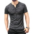 thumbnail image 1 of T-Shirt à Manches Courtes Slim Fit Basique Homme, 1 of 2
