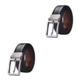 thumbnail image 2 of relayinert Ceinture Réversible Décontractée pour Hommes Boucle à Ardillon Résistante à l'Usure All Trend Style Classique Jeans Original 110cm 2Ensemble, 2 of 6