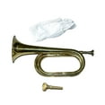 thumbnail image 1 of Trompeta, , trompeta de caballería, instrumento musical de cobre dorado, instrumento de viento metal para presentaciones de principiantes,, 1 of 8
