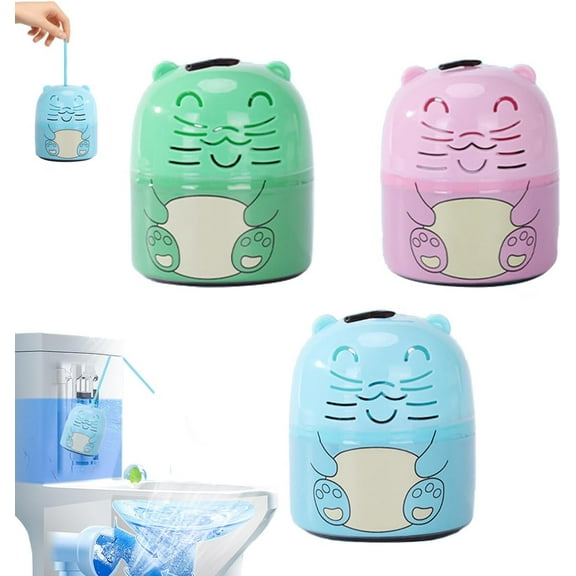Toilet Cleaner & Toilet Deodorizer Wonder, 2025 Upgraded 3 Pcs Magic Toilets Cleaning Bottle, Bathroom Toilets Bowl Tank Cleaner
