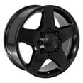 thumbnail image 4 of OE Wheels CV91B 20 Inch Rim Fits Silverado 2500/3500 Style 8x180 20x8.5 Satin Black - Hollander 5503 (1), 4 of 5