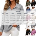 thumbnail image 3 of GUACER Womens Plus Size V-Neck Long Sleeve Tops Collared Ribbed Knit Loose Pullover Sweaters Soft Casual Fall Winter Blouses, 3 of 6