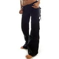 thumbnail image 4 of Nananla Ladies Casual Pant Solid Color Pocket Deisgn Low Waist Cargo Pants Overall Pant, 4 of 6