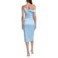 thumbnail image 2 of Aidan Mattox womens  Asymmetrical Mikado Midi Dress, 14, Blue, 2 of 3