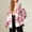 Pink, variant on Babysbule New Winter Coats for Women Women's Winter Fashion Hooded Loose Casual Woolen Windproof Plaid Hooded Drawstring Jacket