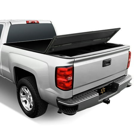 Auto Drive Soft Tri Fold Truck Bed Tonneau Cover Fits 14-19 Chevy Silverado GMC Sierra 6.5Ft Bed