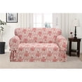 thumbnail image 1 of Madison CHAT-LS-RD Kathy Ireland Chateau Housse de Canapé, Rouge, 1 of 1