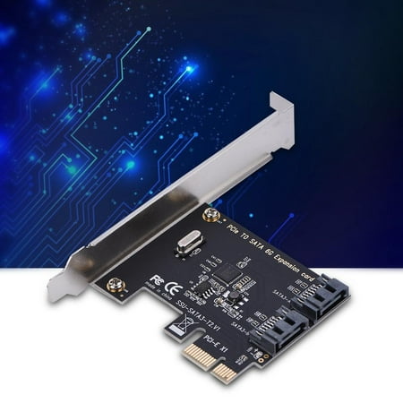 EECOO PCI-E Cards PCI Express to SATA 3.0 2-Port SATA III 6Gbps Expansion Adapter Boards,PCI-E
