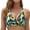 Multicolor, variant on Youyipin Bikini Tops For Women Ruched Cropped Tankini Tops Beach Adjustable Straps Bathing Suit Tropical Bikini Padded Swimwear Top Only Vacation Outfits