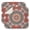 Abstrac, variant on 2pcs Tribal Folk Style Drying Mat Colorful Vintage Floral Absorbent Microfiber Pad, 3-Layer Thick & Reusable for Dishes, Heat Protection, Compact Foldable Design