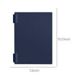 thumbnail image 3 of Nkmbld 2Pcs Notebook for Working, B5 Thick Plastic Hardcover Coil Notebook for Work, Travel, Bible, and Meeting, Blue, 3 of 7