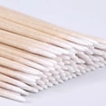 thumbnail image 3 of 800Pcs Cotton Swabs Wood Sticks,Happon Precise Cotton Tips, Cotton Swabs Pointed Tip, Makeup Cosmetic Applicator Sticks for Makeup, Tattoo Permanent Supplies and Cleaning, 3 of 7