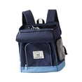 thumbnail image 2 of Esquirla Cat Carrier Backpack Large Space Side Window Carrying Bag for Walking Hiking blue, 2 of 8