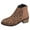 Leopard Print, variant on Women's Fashion Round-Toe Leopard Print Chunky Heel Large Size Fashion Boots Leopard Print