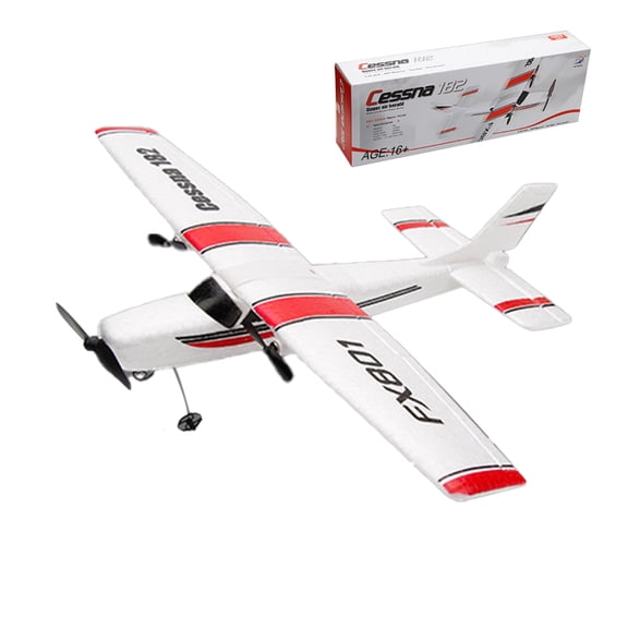 RC Airplane, FX-801 Cessna 182 2.4G RC Airplane Electric EPP Fixed-Wing Glider Model for Indoor and Outdoor Play, Bginner-Friendly, Gift for Adults (RTF)