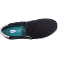 thumbnail image 2 of Dr. Scholl's; Women's Casual Dress Shoes Slip-On Fashion 1-Inch Heel Sneakers, Black Knit, 2 of 6