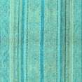 thumbnail image 1 of Ahgly Company Indoor Square Abstract Light Blue Modern Area Rugs, 5' Square, 1 of 4