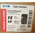 thumbnail image 3 of CHF115 Cutler Hammer Circuit Breaker, 1-Pole 15-Amp PackageQuantity: 1 Model: CHF115 Hardware & Tools Store, 3 of 4