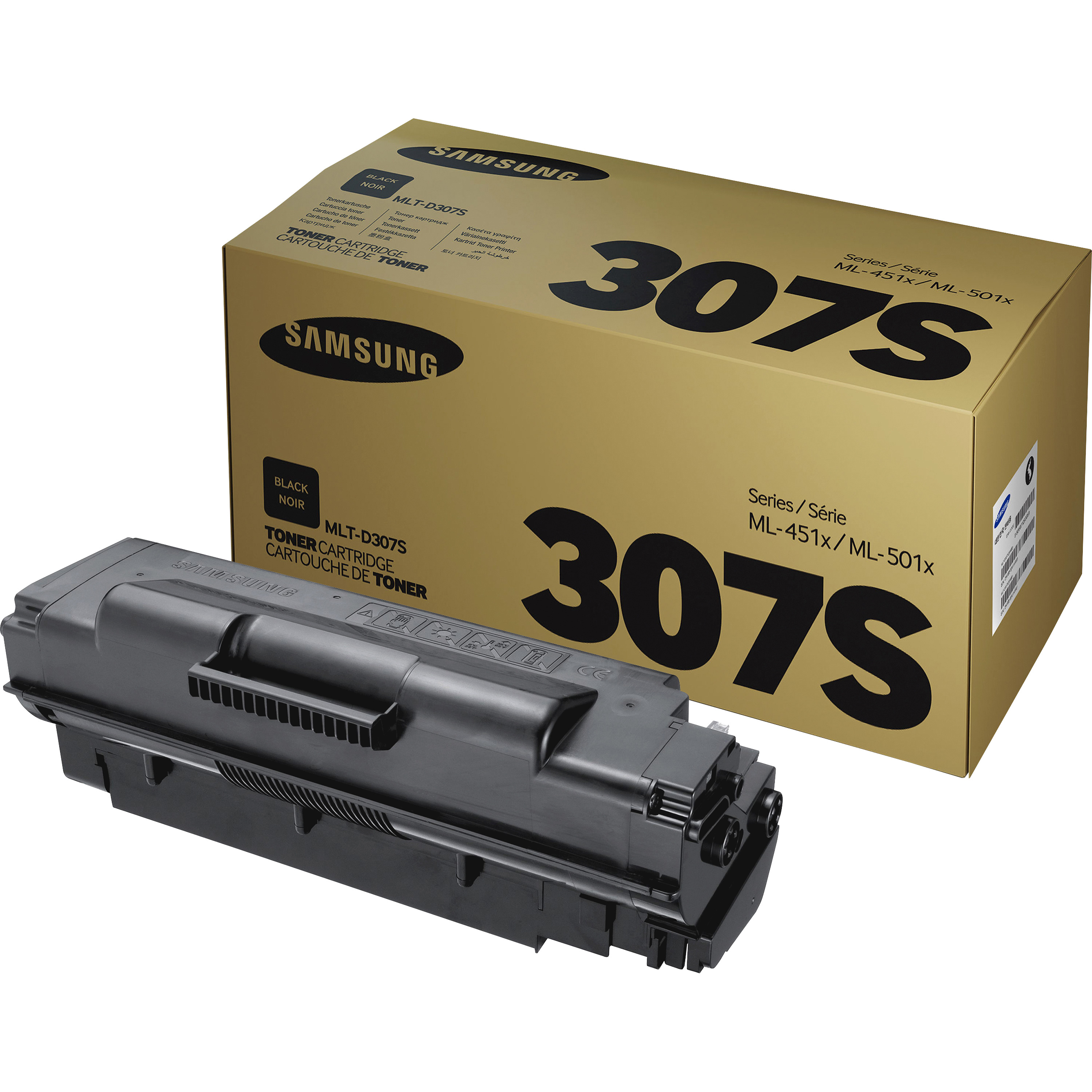 Samsung, HEWSV077A, MLT-D307S (SV077A) Black Toner Cartridge, 1 Each - image 2 of 2