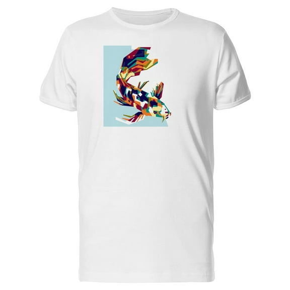 Colorful Koi Fish T-Shirt Men -Image by Shutterstock, Male Small