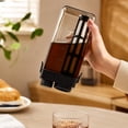 thumbnail image 6 of MTBLYS Coffee Cold Brew Pot Large Capacity Summer Tea Cold Water Pot Portable Cold Brew Pot Cup 1100Ml with Fine Filter Screen 9.25X4.72X2.76In Cold Brew Coffee Maker for Refrigerator, 6 of 8