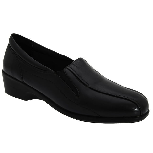 Mod Comfys Womens Flexible Slip-On Twin Gusset Shoes