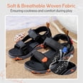 thumbnail image 3 of Fadezar Boys Girls Sandals Kids Hiking Sports Open Toe Summer Sandals, 3 of 5