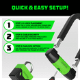 thumbnail image 5 of Rhino USA Bike Lock - Heavy Duty Anti Theft Bicycle U Lock & Padlock for EBike, Motorcycle, Electric Scooter, 5 of 7