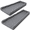Gray-2, variant on 2 Brown Rubber Downspout Splash Block Rain Gutter Drain Trays